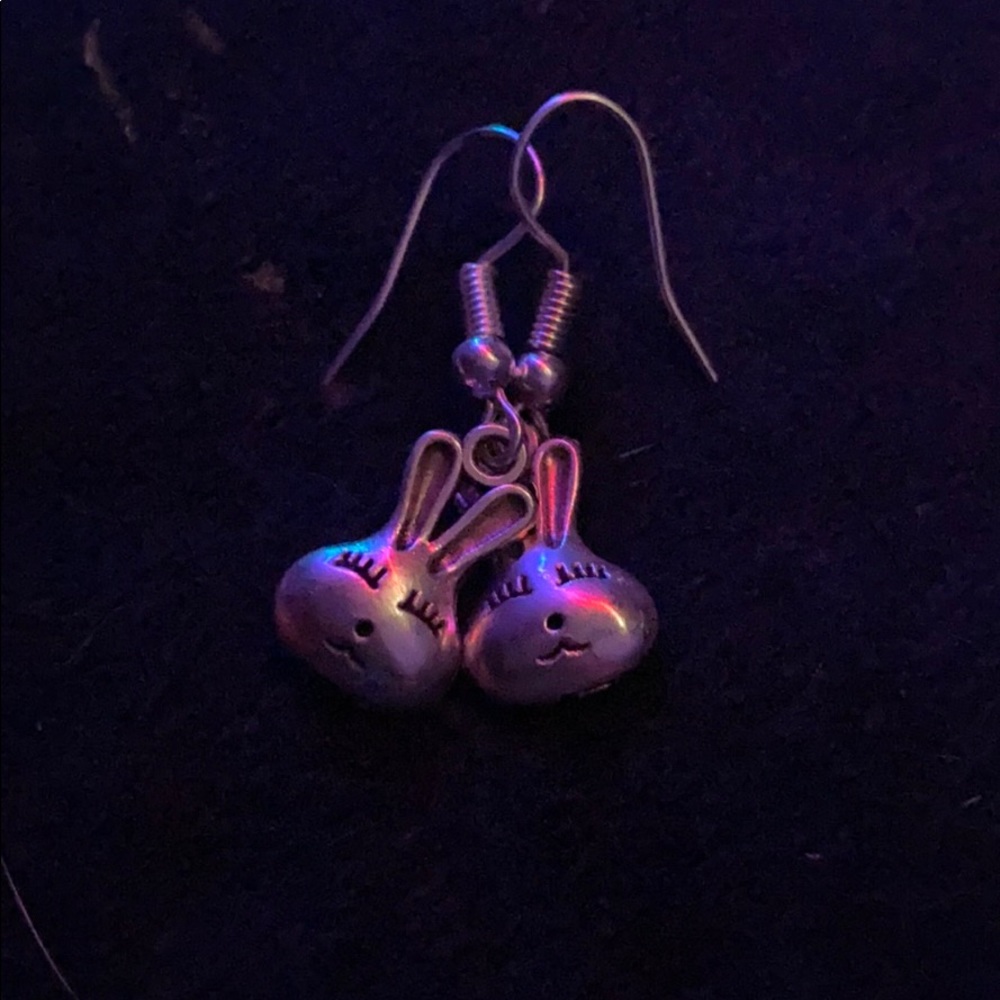bunny earrings 🐰
